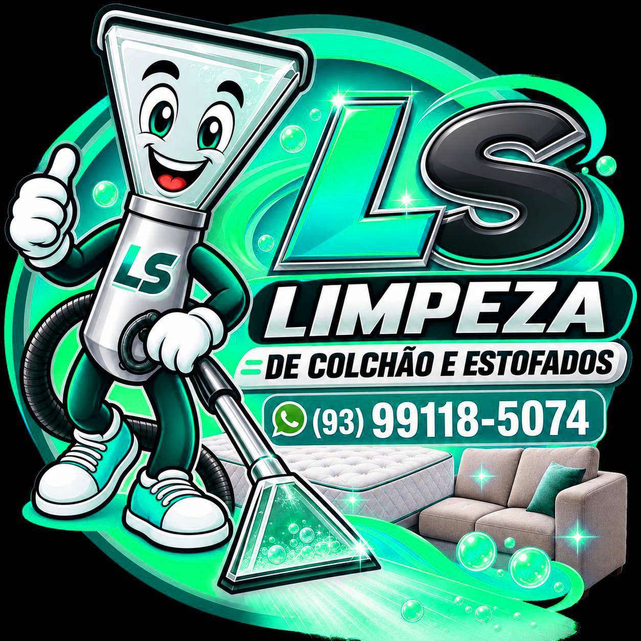 LS Limpeza de Colchão e Estofados — WhatsApp (93) 99118-5074